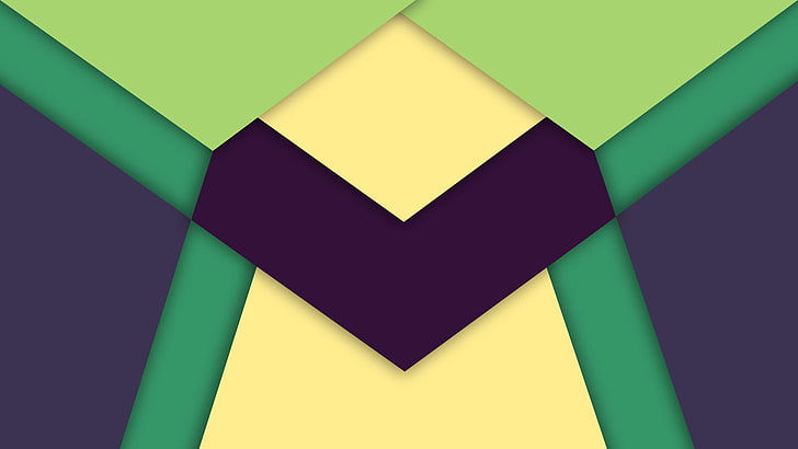 yellow, green, and black logo, digital art, pattern, minimalism, HD wallpaper