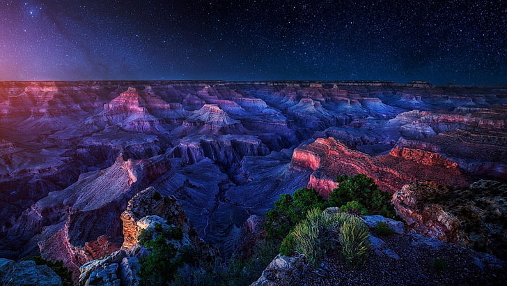 canyon, scenic, scenic view, panorama, vista, arizona, united states, HD wallpaper