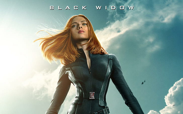 Black Widow Captain America The Winter Soldier, scarlet johanson as black widow, HD wallpaper