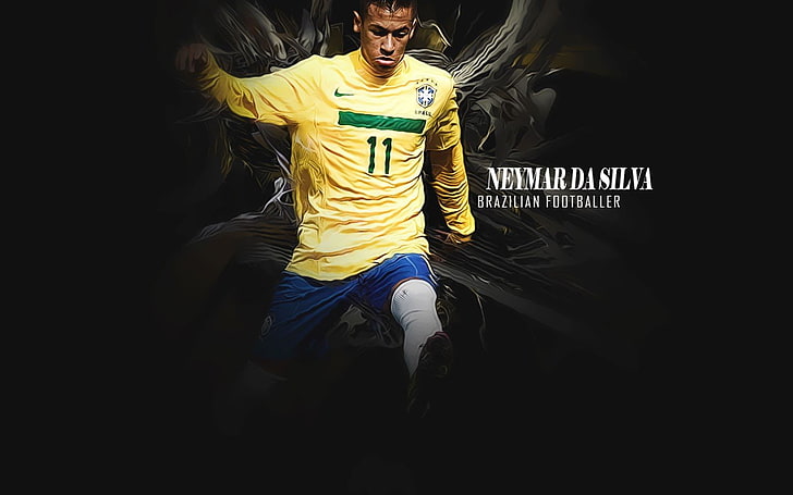 HD wallpaper: brazil, brazilian, football, neymar, santos, silva, soccer |  Wallpaper Flare