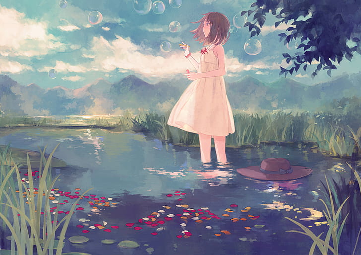 Anime Girl Wallpaper Nature gambar ke 7