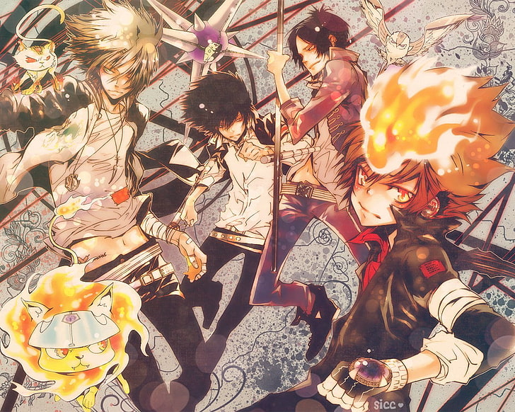 Reborn! wallpaper, Anime, Katekyō Hitman Reborn!, Hayato Gokudera, HD wallpaper