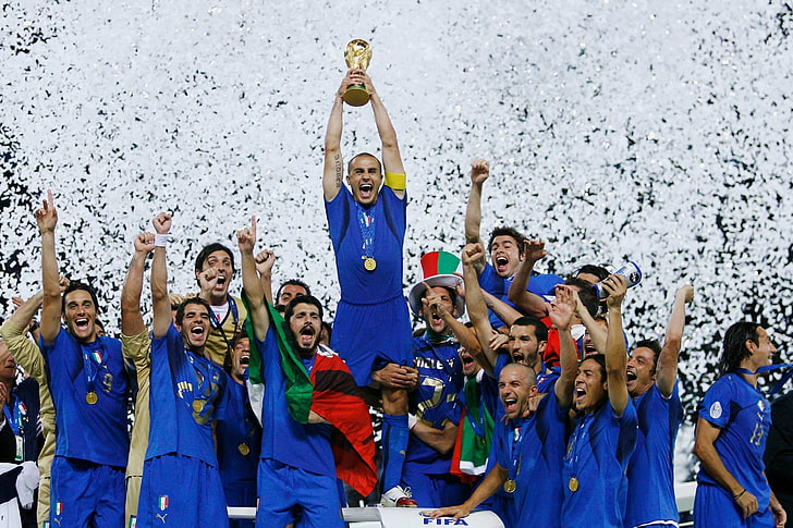 France football team, Italy, gattuso, pirlo, nesta, buffon, del piero, HD wallpaper