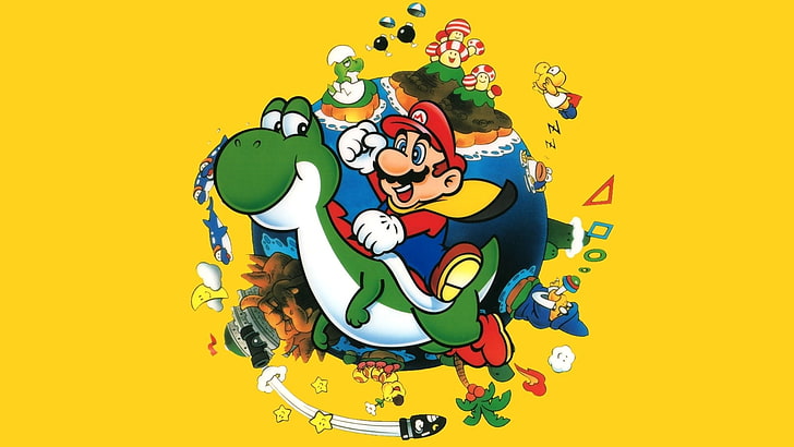 Mario, Super Mario World, HD wallpaper