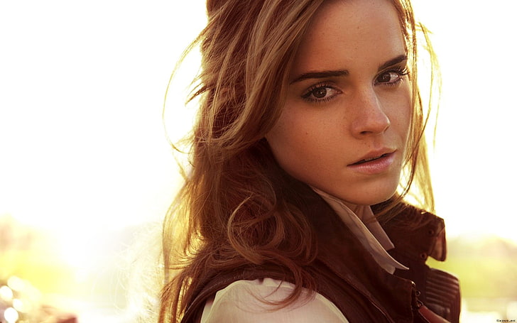 Emma Watson, brown eyes, brunette, actress, women, celebrity