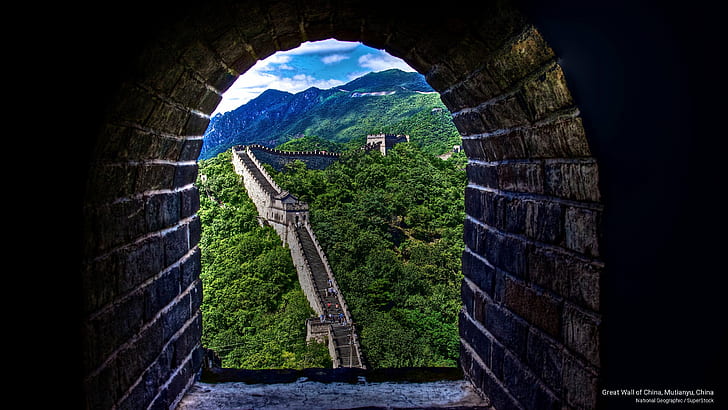 Great Wall of China, Mutianyu, China, Asia, HD wallpaper