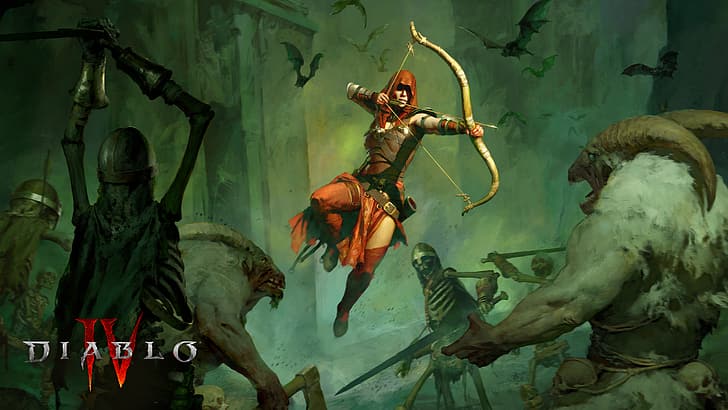 Diablo IV, video game art, Blizzard Entertainment