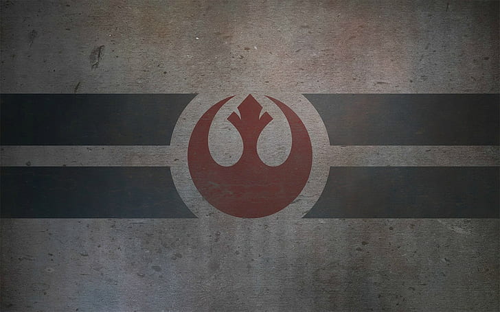 Star Wars, Rebel Alliance, logo, grunge, digital art, HD wallpaper