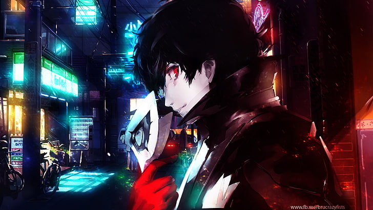 Persona series, Phantom Thieves, Protagonist (Persona 5), Akira Kurusu, HD wallpaper