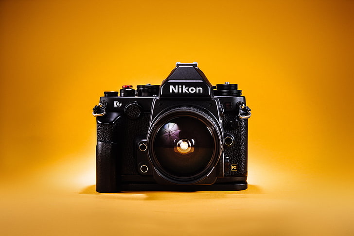 black Nikon MILC camera, lens, camera - Photographic Equipment, HD wallpaper