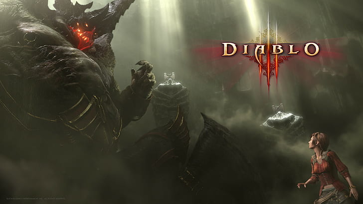Blizzard Entertainment, Diablo, Diablo III, Azmodan, Leah, HD wallpaper