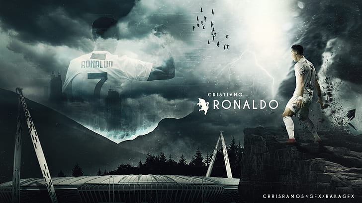 Soccer, Cristiano Ronaldo, Juventus F.C., Portuguese, HD wallpaper