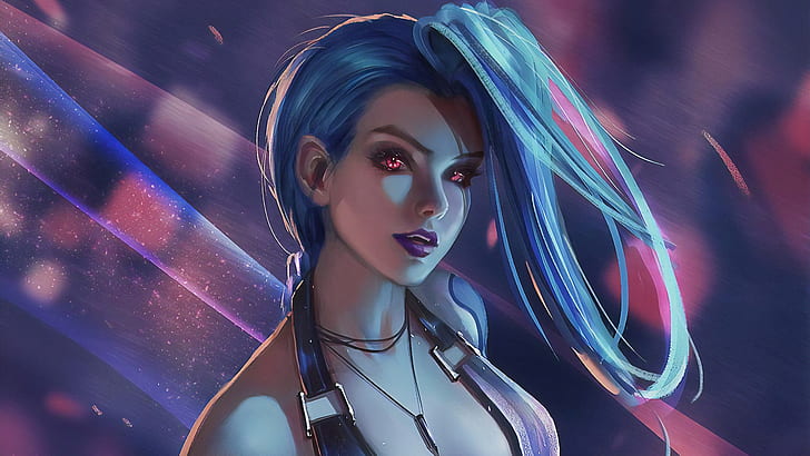 Blue Hair Skins for Female Champions in League of Legends - wide 6