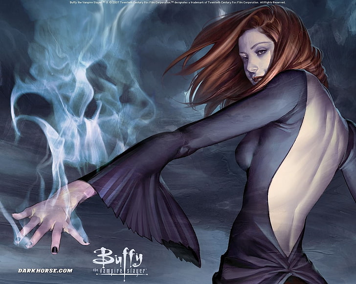 Buffy the Vampire Slayer, Dark Horse, witch, backless, women, HD wallpaper