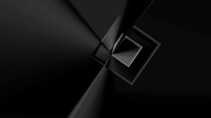 abstract, monochrome, studio shot, black background, single object, HD wallpaper