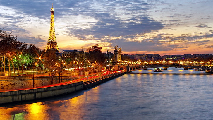 Eiffel Tower, Paris, cityscape, building, France, built structure