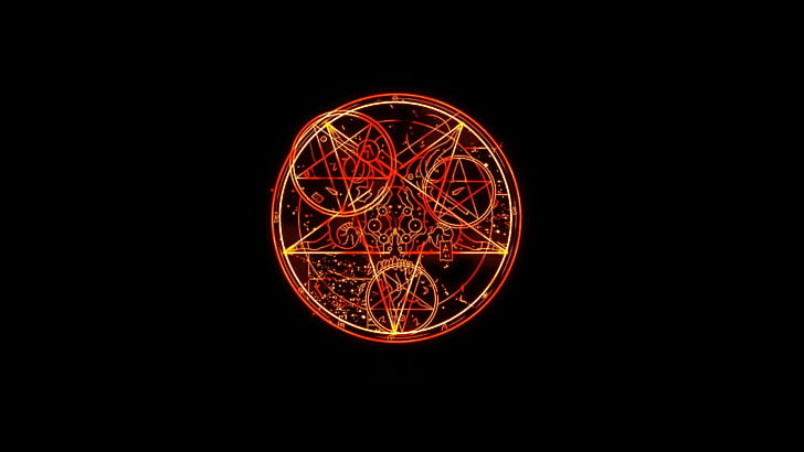 pentagram, demon, Doom (game), HD wallpaper