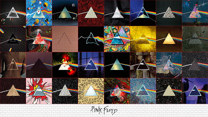 HD wallpaper: Pink Floyd, music, The Dark Side of the Moon, collage, multi  colored | Wallpaper Flare