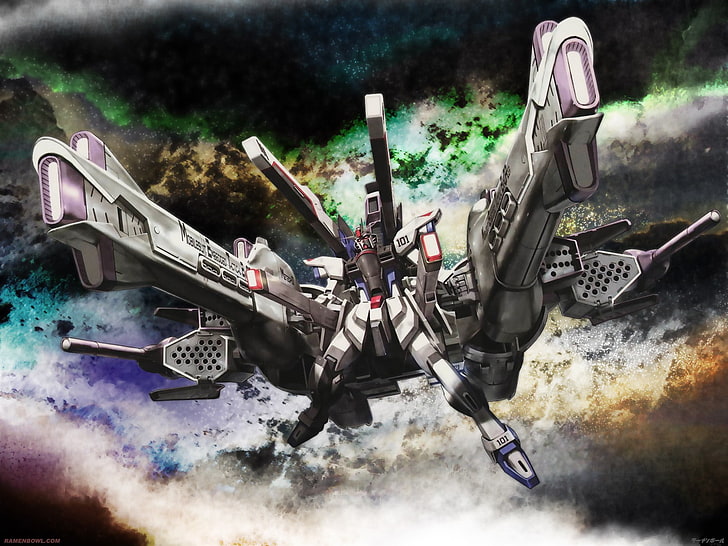 anime, Mobile Suit Gundam SEED, air vehicle, airplane, transportation, HD wallpaper