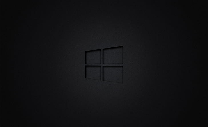 Windows 10 Black HD wallpaper