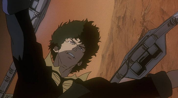 Cowboy Bebop, Spike Spiegel, anime, indoors, one person, wall - building feature, HD wallpaper