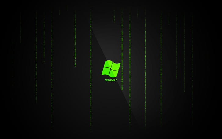 Matrix Microsoft Windows HD 1080p, windows logo, HD wallpaper