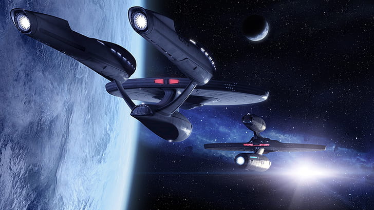 enterprise scifi USS Enterprise Entertainment TV Series HD Art