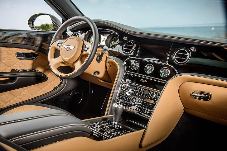 Bentley Mulsanne, luxury cars, 2015 Detroit Auto Show. NAIAS, HD wallpaper
