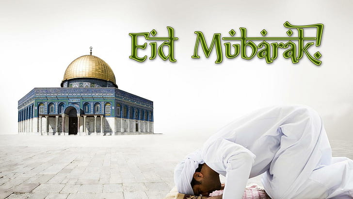 Eid Mubarak 2014, men's white kurta, 1920x1080