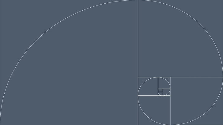 fibonacci sequence golden ratio graphic design, shape, geometric shape, HD wallpaper