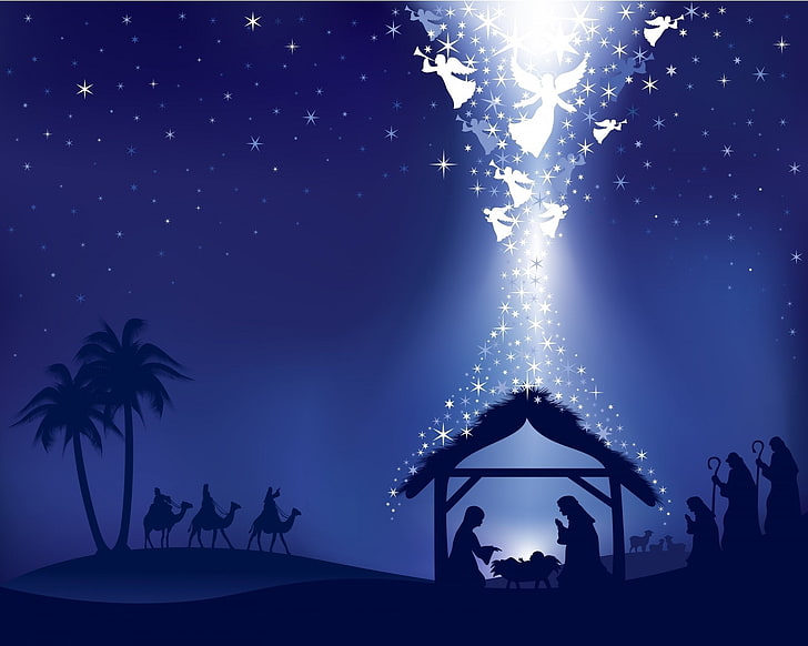 Christmas Jesus Vector Art, Icons, and Graphics for Free Download