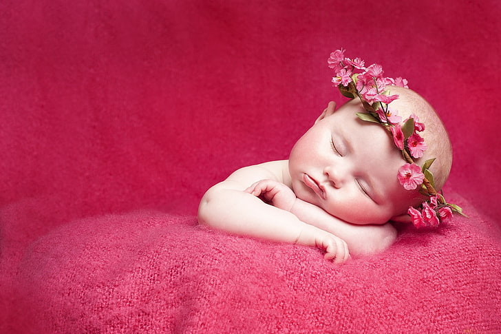 nature, baby, sleeping, happy, one person, childhood, cute