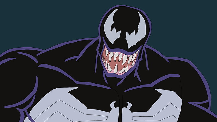Marvel, venom, 1997, symbiote, the black death, HD wallpaper