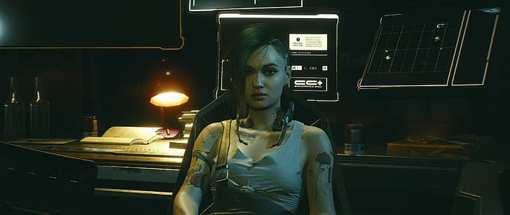 Cyberpunk 2077, ultra-wide, Ultra Settings, video game art