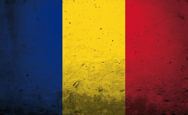 Grunge Flag Of Romania, Artistic, HD wallpaper