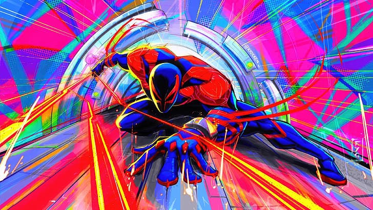 into the spiderverse, Miles Morales, Marvel Comics, Spider-Man, HD wallpaper