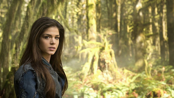 forest, marie-avgeropoulos, octavia, series, the-100, HD wallpaper