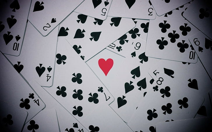 playing cards, heart