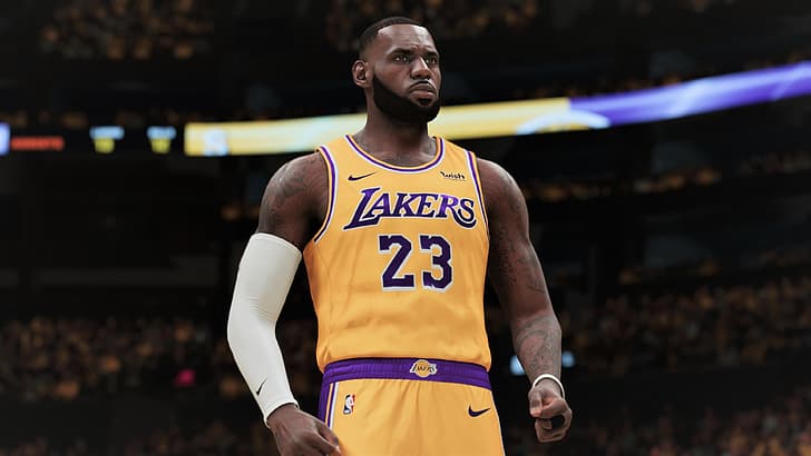 HD wallpaper: LeBron James, Los Angeles Lakers, Playstation 5, NBA 2K21 |  Wallpaper Flare