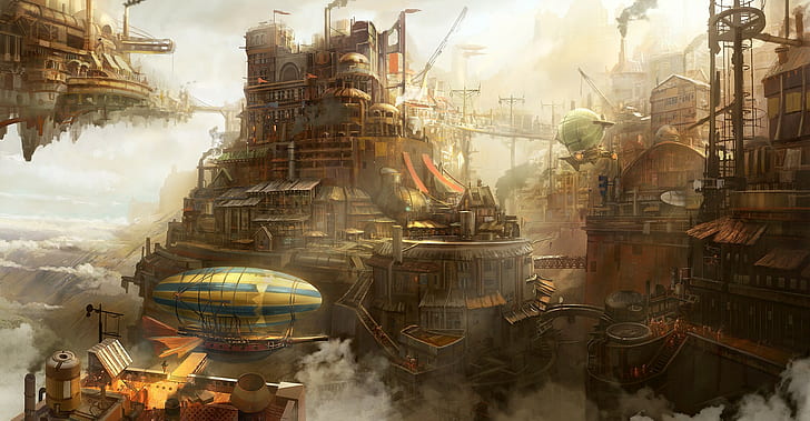 Steampunk Airship 1080p 2k 4k 5k Hd Wallpapers Free Download Sort By Relevance Wallpaper Flare