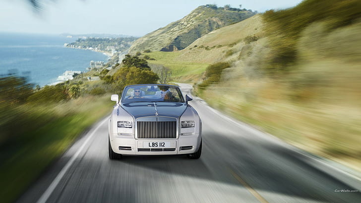 Rolls-Royce Phantom, car, HD wallpaper