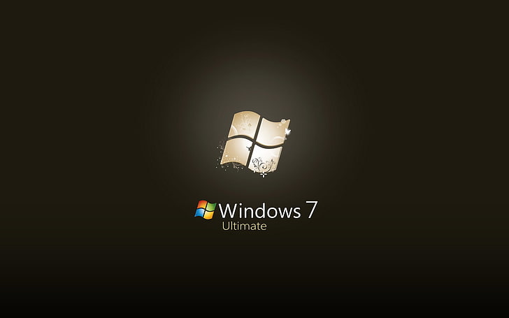 Windows 7 Ultimate wallpaper, Abstract, Logo, Microsoft