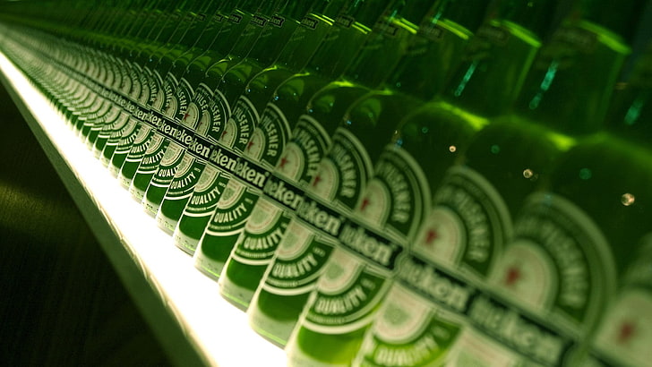 bottles, Dutch, Green, Heineken