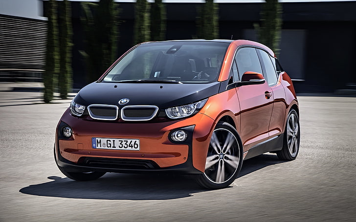 BMW i3, car, vehicle, electric car, mode of transportation, HD wallpaper