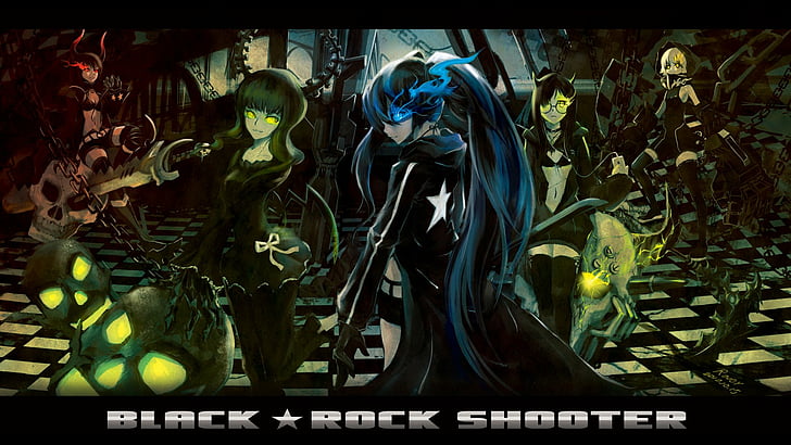 Anime, Black Rock Shooter, Black Gold Saw, Dead Master (Black Rock Shooter)