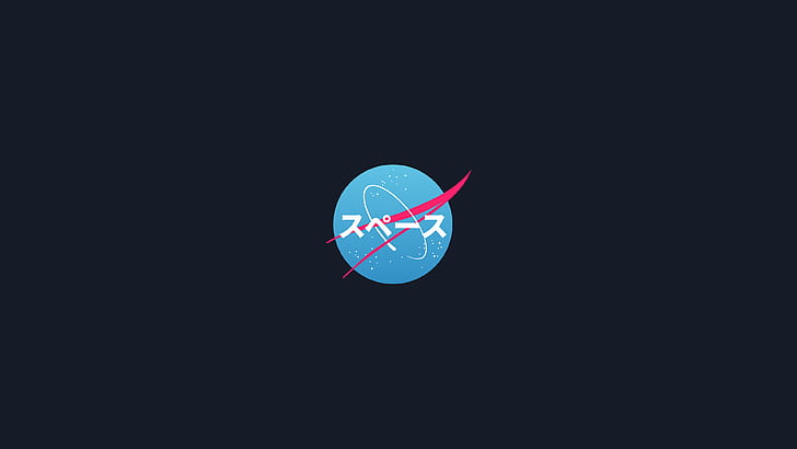 NASA, Japanese Art, logo, minimalism, classic art