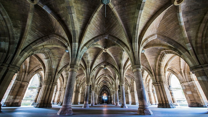 arch university of glasgow, architecture, built structure, indoors, HD wallpaper