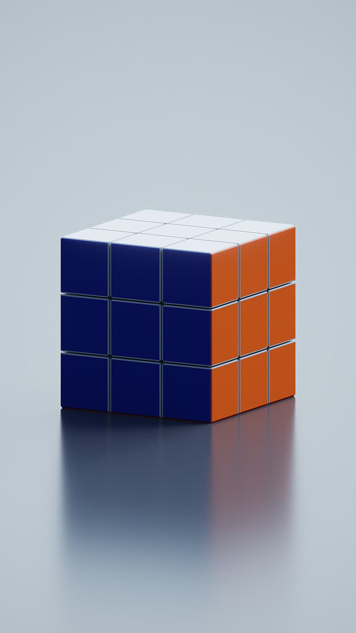voxels, cube, HD wallpaper