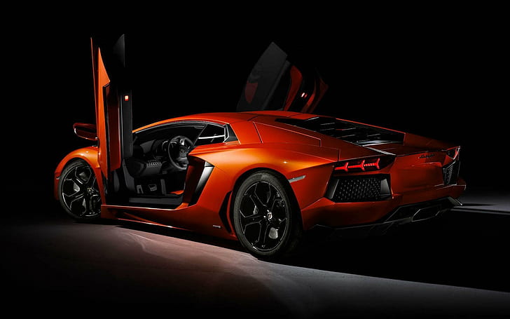 Lamborghini Aventador, speed, sports car, cars, HD wallpaper