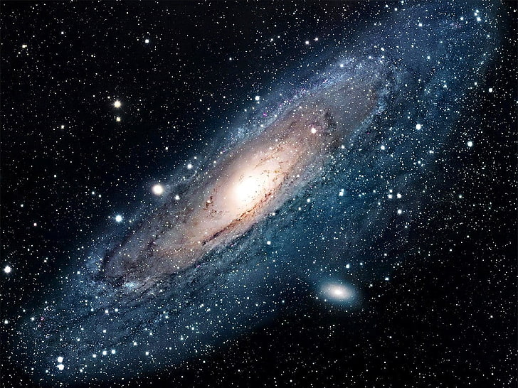 space, galaxy, Andromeda, Messier 31, Messier 110, star - space